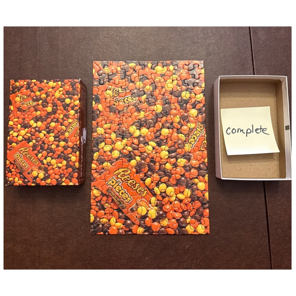 Vintage Springbok Reeses Pieces Jigsaw Puzzle 100+ Pcs Hallmark COMPLETE 7x10.5